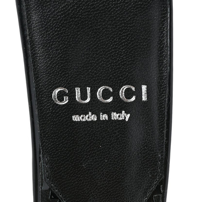Gucci Nappa Mallory Pointed Toe Slingback Sandal 35 Black 8 of 10