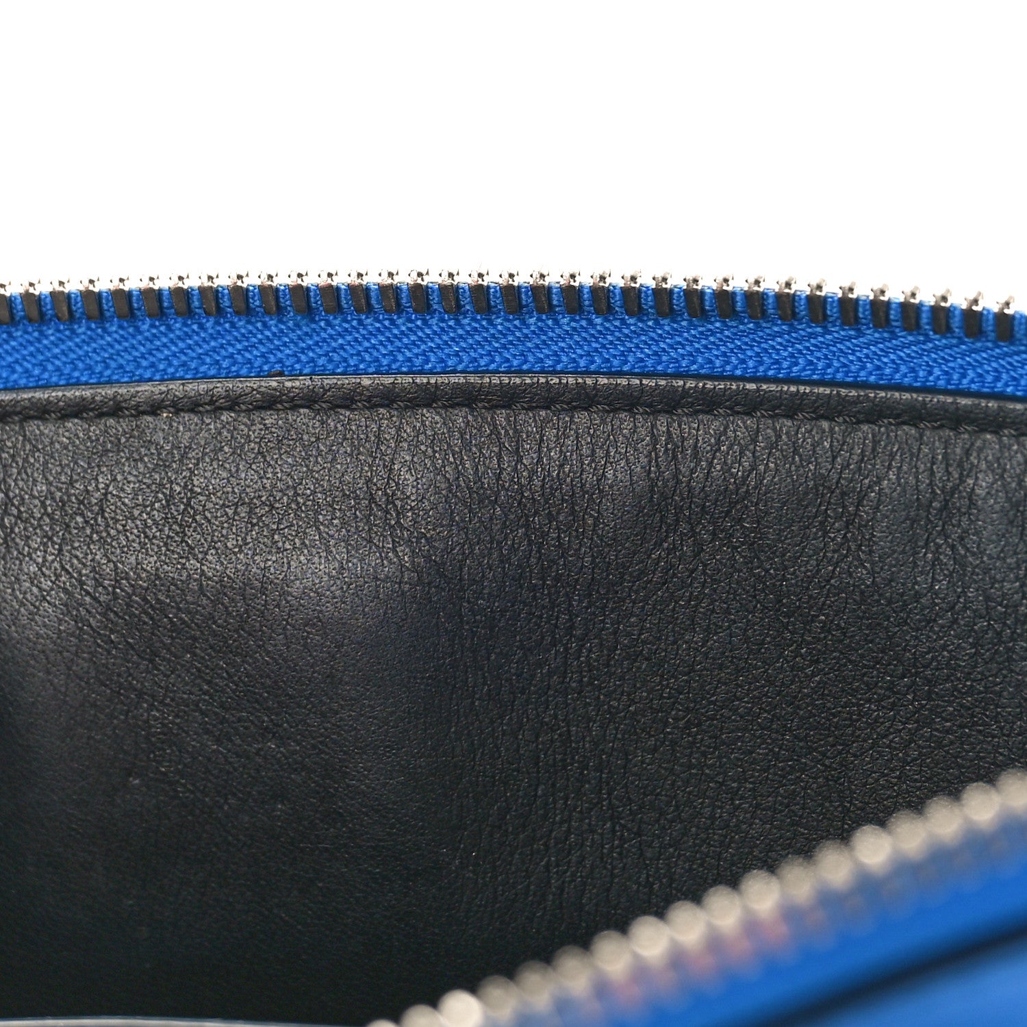Louis Vuitton Calfskin City Steamer Clutch Black Bleu 10 of 11
