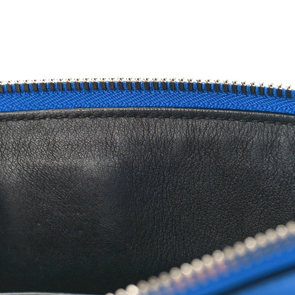 Louis Vuitton Calfskin City Steamer Clutch Black Bleu 10 of 11