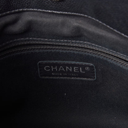 Chanel Caviar Quilted Timeless CC Soft Tote Black 7 of 10