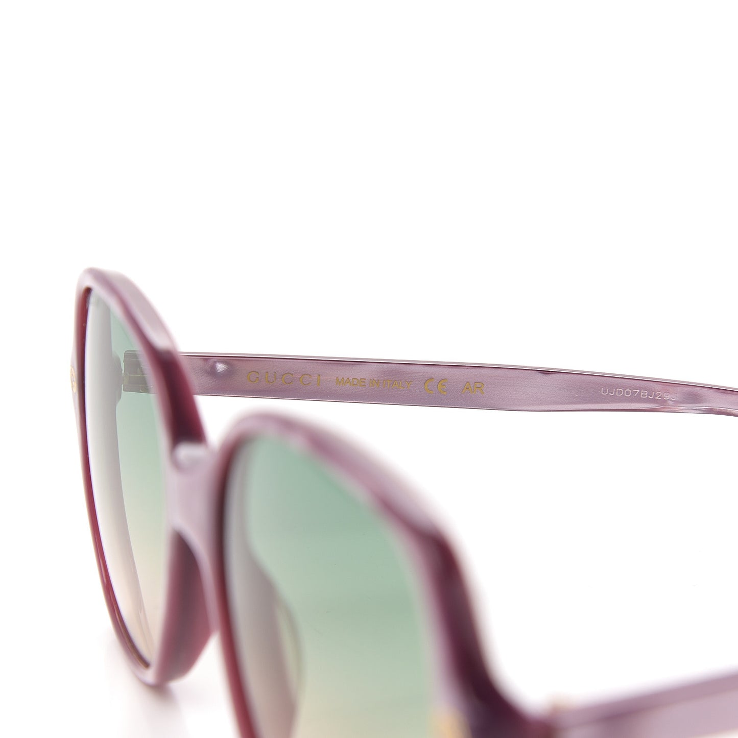 Acetate Square Frame GG0092S Sunglasses Purple
