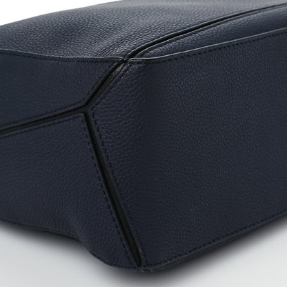 Loewe Calfskin Small Puzzle Bag Midnight Blue Black 8 of 9