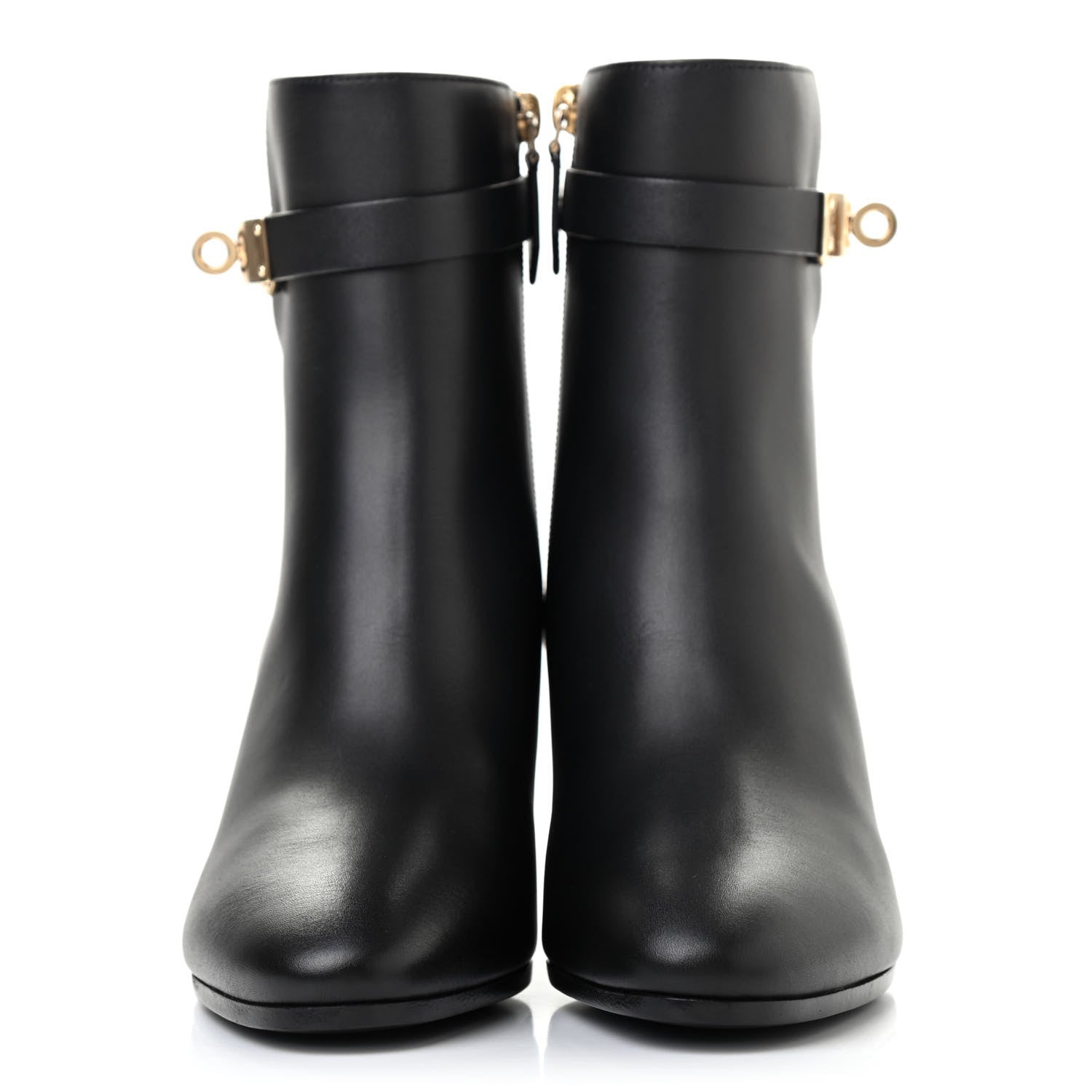Hermes Calfskin Saint Germain Ankle Boots 37 Black 2 of 8