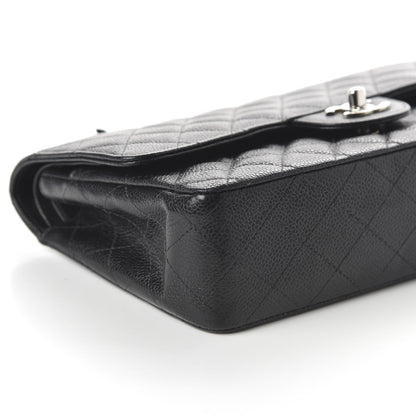 Chanel Caviar Quilted Medium Double Flap Black 7 of 12