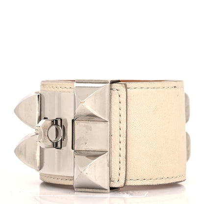 Hermes Swift Collier de Chien CDC Bracelet S Craie 3 of 7