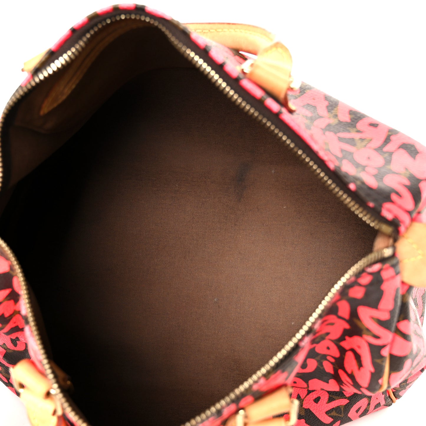 Monogram Graffiti Speedy 30 Fuchsia