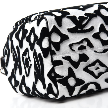 Louis Vuitton X UF Tufted Monogram Speedy Bandouliere 25 White Black 6 of 10