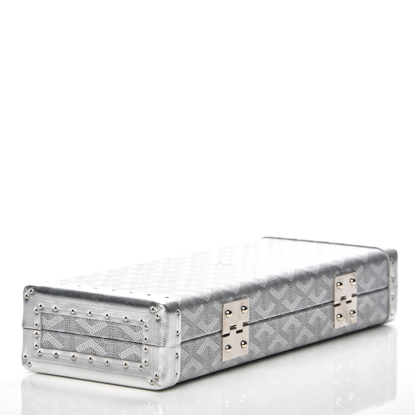 Goyardine Saint Honore Clutch Silver