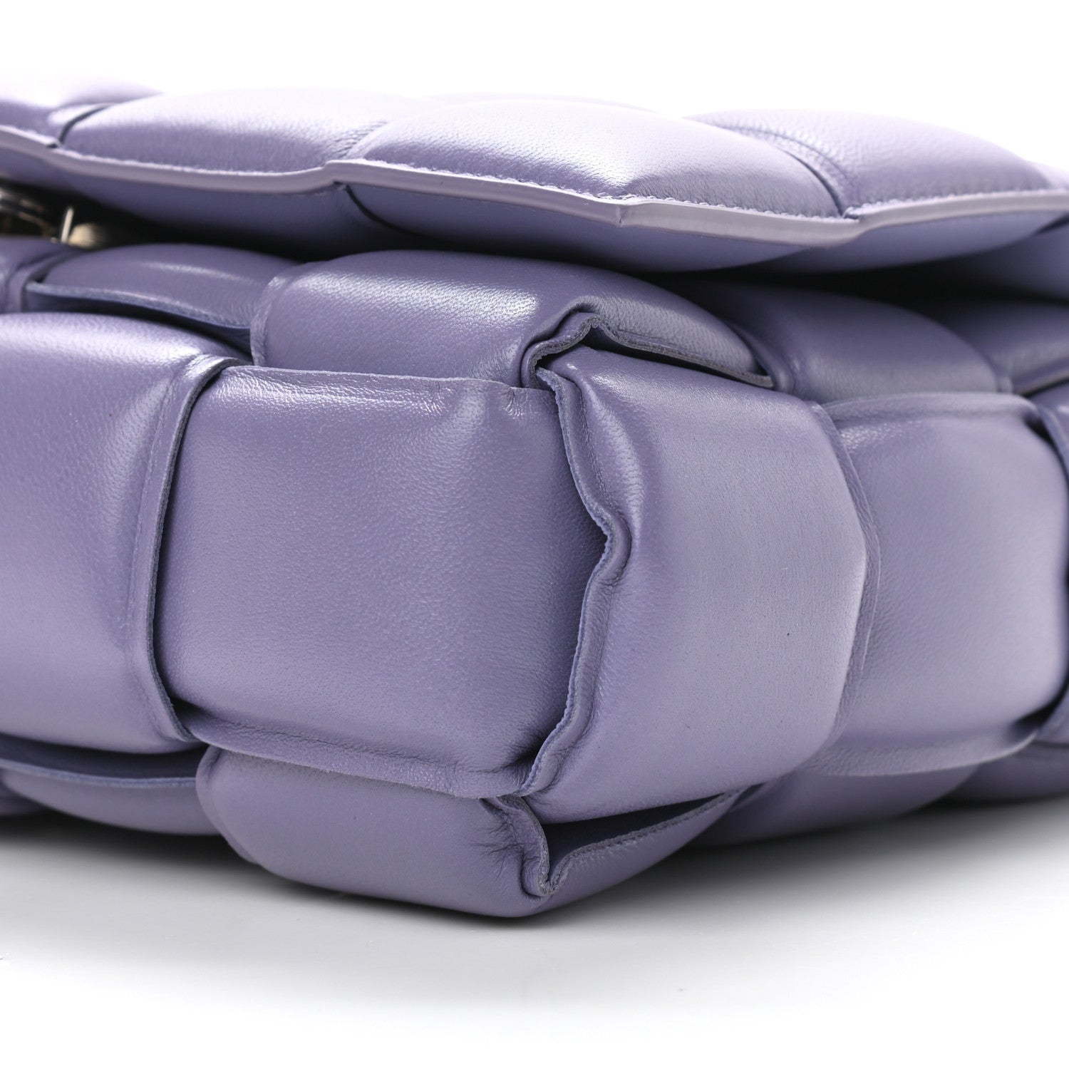 Bottega Veneta Nappa Maxi Intreccio Padded Cassette Crossbody Bag Lavender 6 of 10
