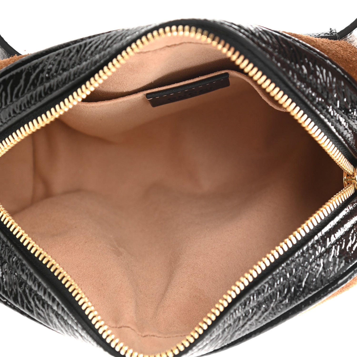 Gucci Suede Small Ophidia Belt Bag 85 34 Brown 4 of 7