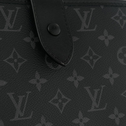 Louis Vuitton Monogram Eclipse Saumur Tote Black 11 of 11