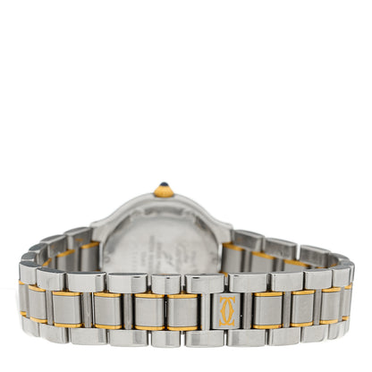 Cartier Stainless Steel 18K Yellow Gold 28mm Must de 21 Quartz Watch 3 of 4
