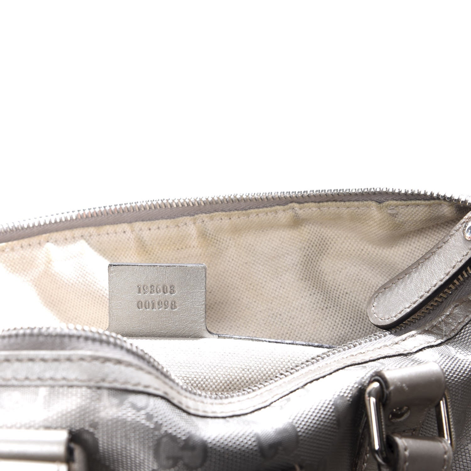 Gucci Imprime Monogram Medium Joy Boston Silver 9 of 13