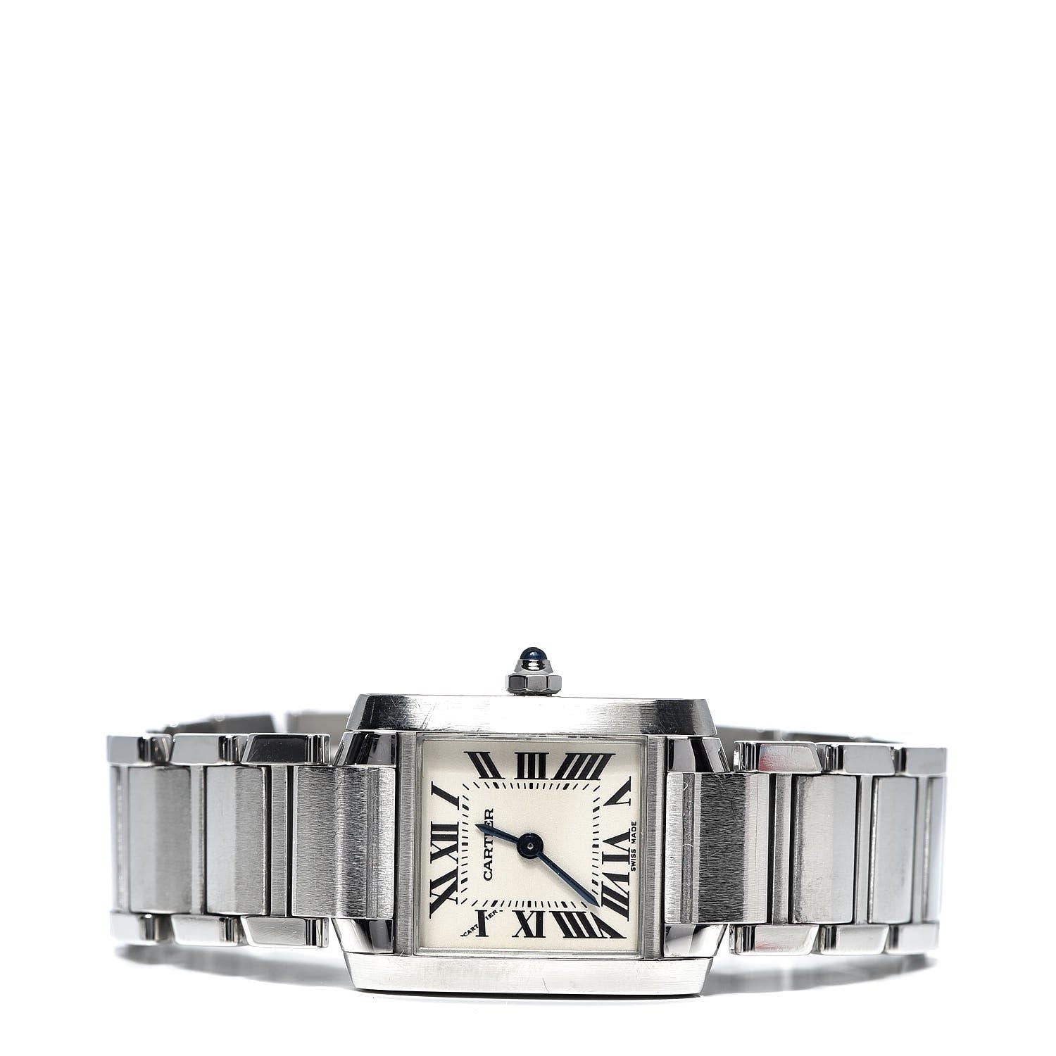 Cartier Stainless Steel 20mm Tank Francaise Quartz Watch 3 of 7