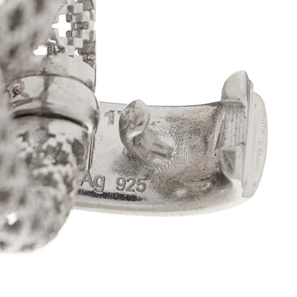 Gucci Sterling Silver Horsebit Diamantissima Bracelet 3 of 4