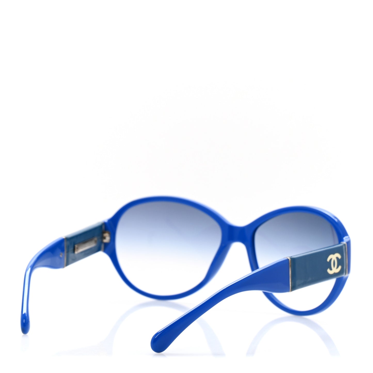 Acetate CC Logo Sunglasses 5229Q Blue