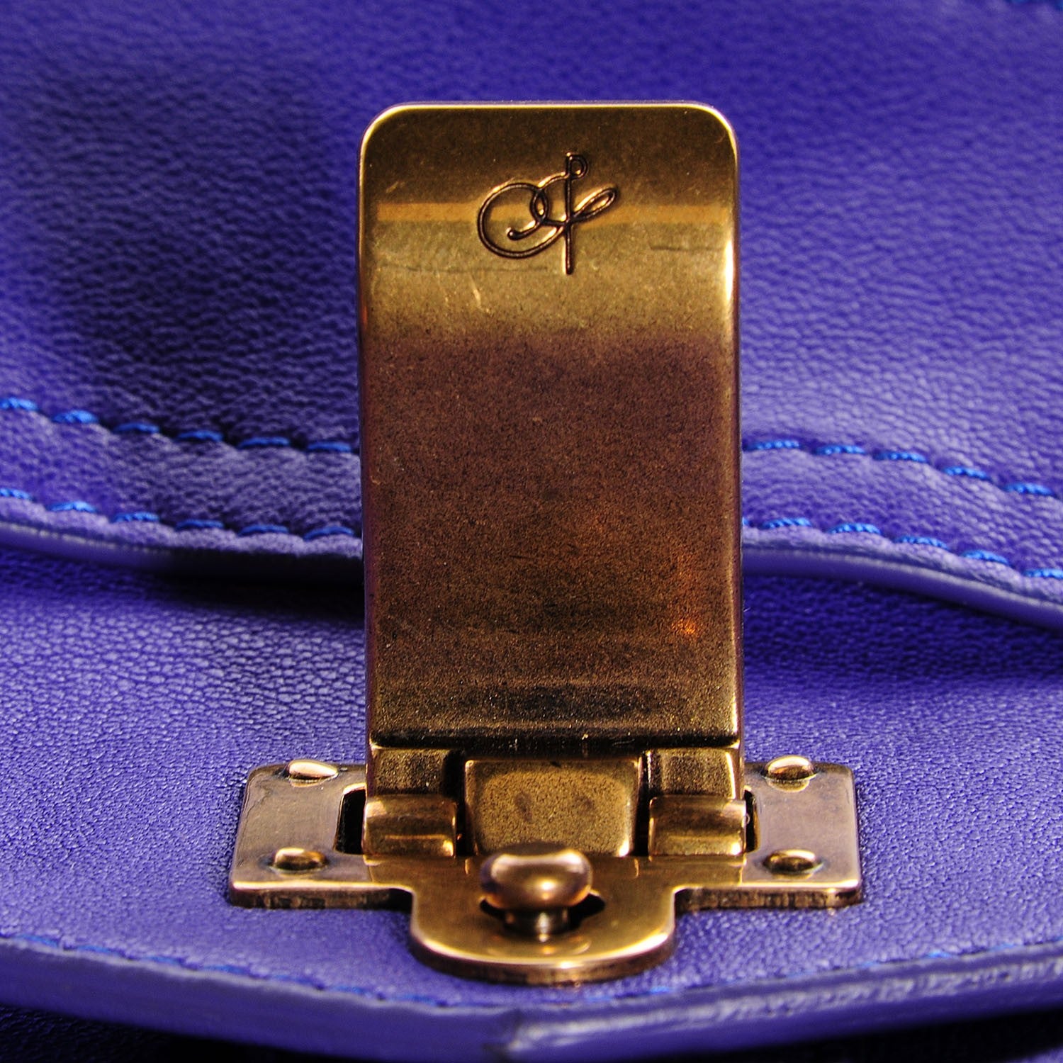 Proenza Schouler Lambskin Large PS1 Satchel Purple Rain 6 of 14