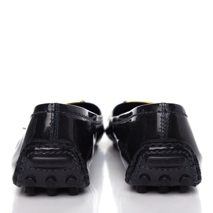 Louis Vuitton Patent Calfskin Oxford Ballerina Flats 39 Black 7 of 10