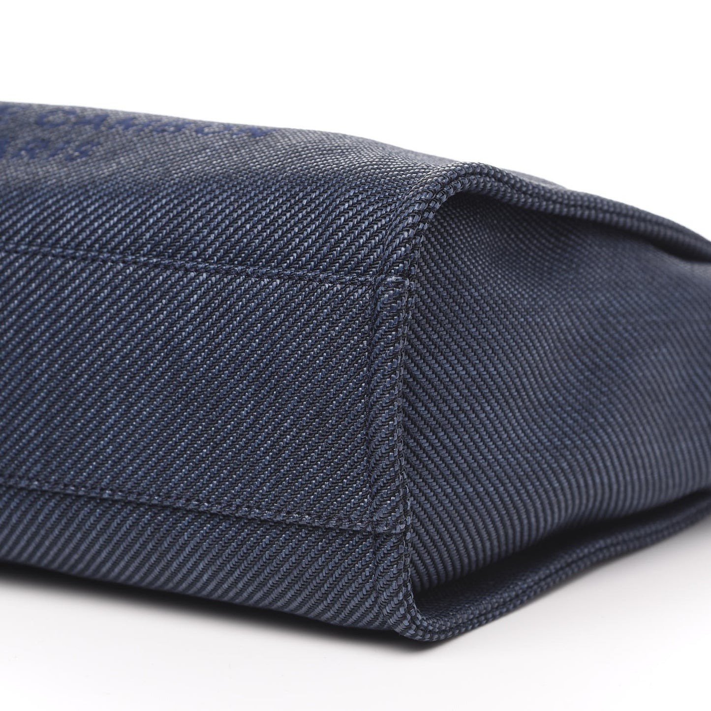 Denim Small Deauville Tote Dark Blue