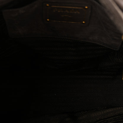 Prada Vitello Shine Tote Bambu 5 of 9
