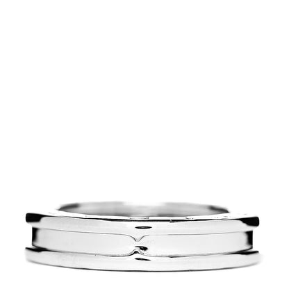 Bulgari 18K White Gold B.Zero1 One-Band Ring 51 5.75 1 of 5