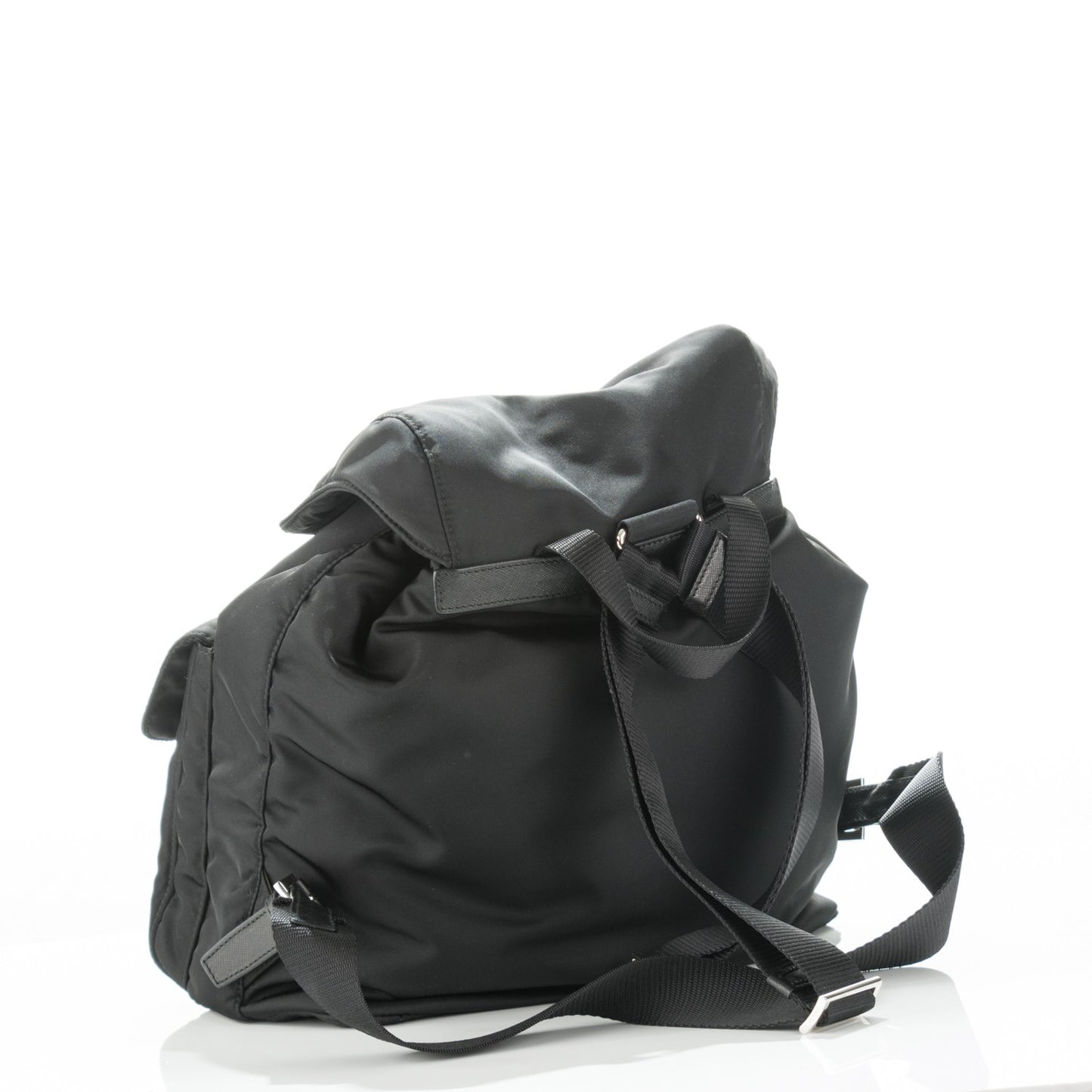 Nylon Vela Medium Backpack Black