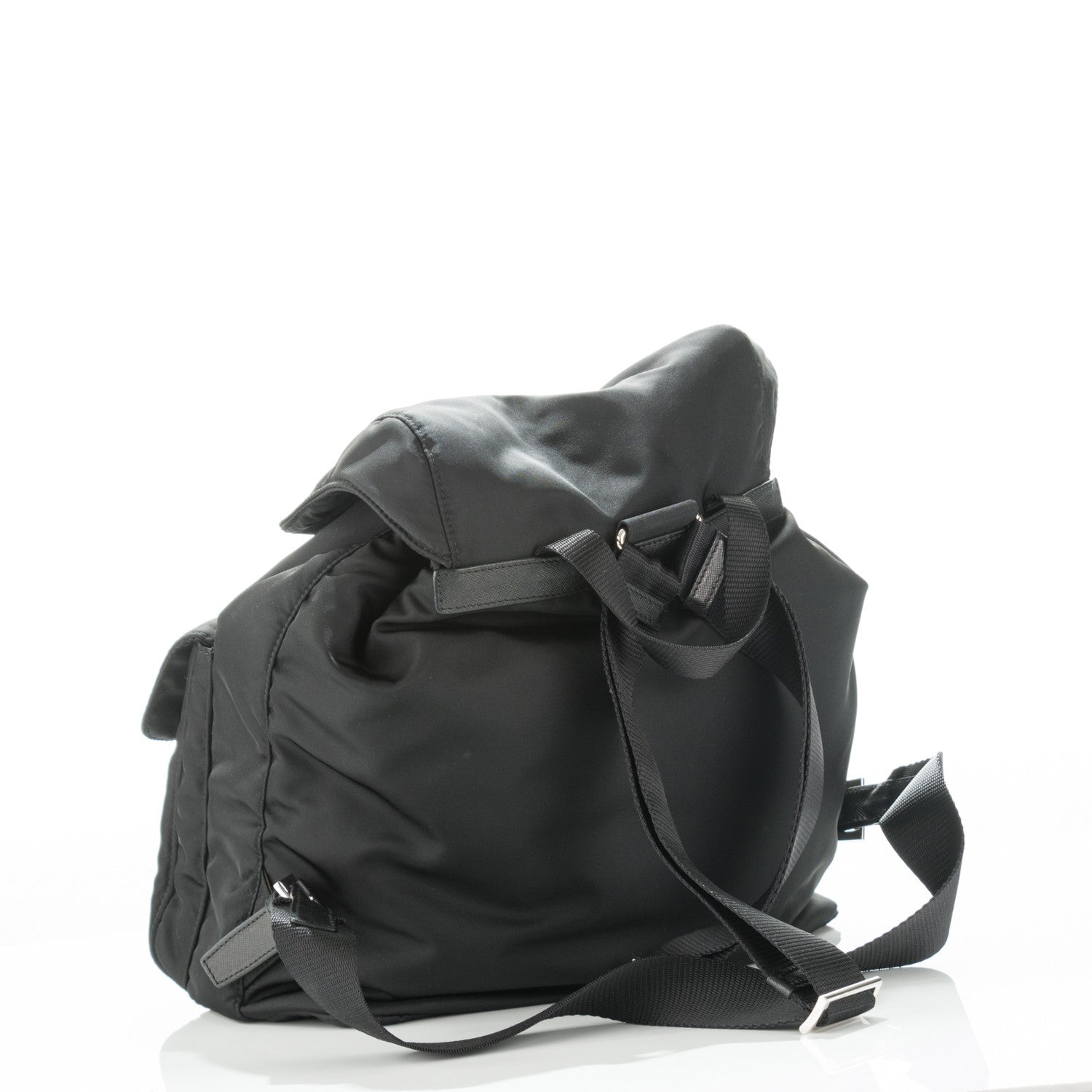Prada Nylon Vela Medium Backpack Black 3 of 8
