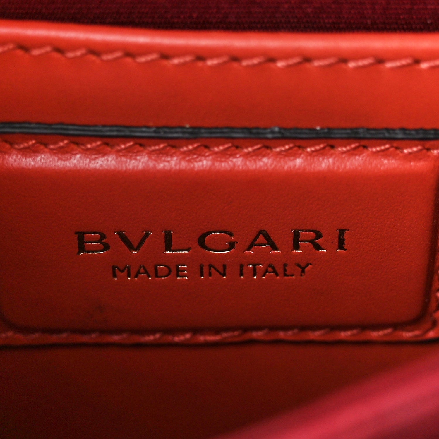 Bulgari Calfskin Serpenti Forever Top Handle Reef Coral 7 of 12
