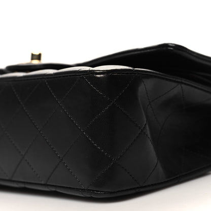 Chanel Lambskin Quilted Medium Double Flap Black 10 of 12