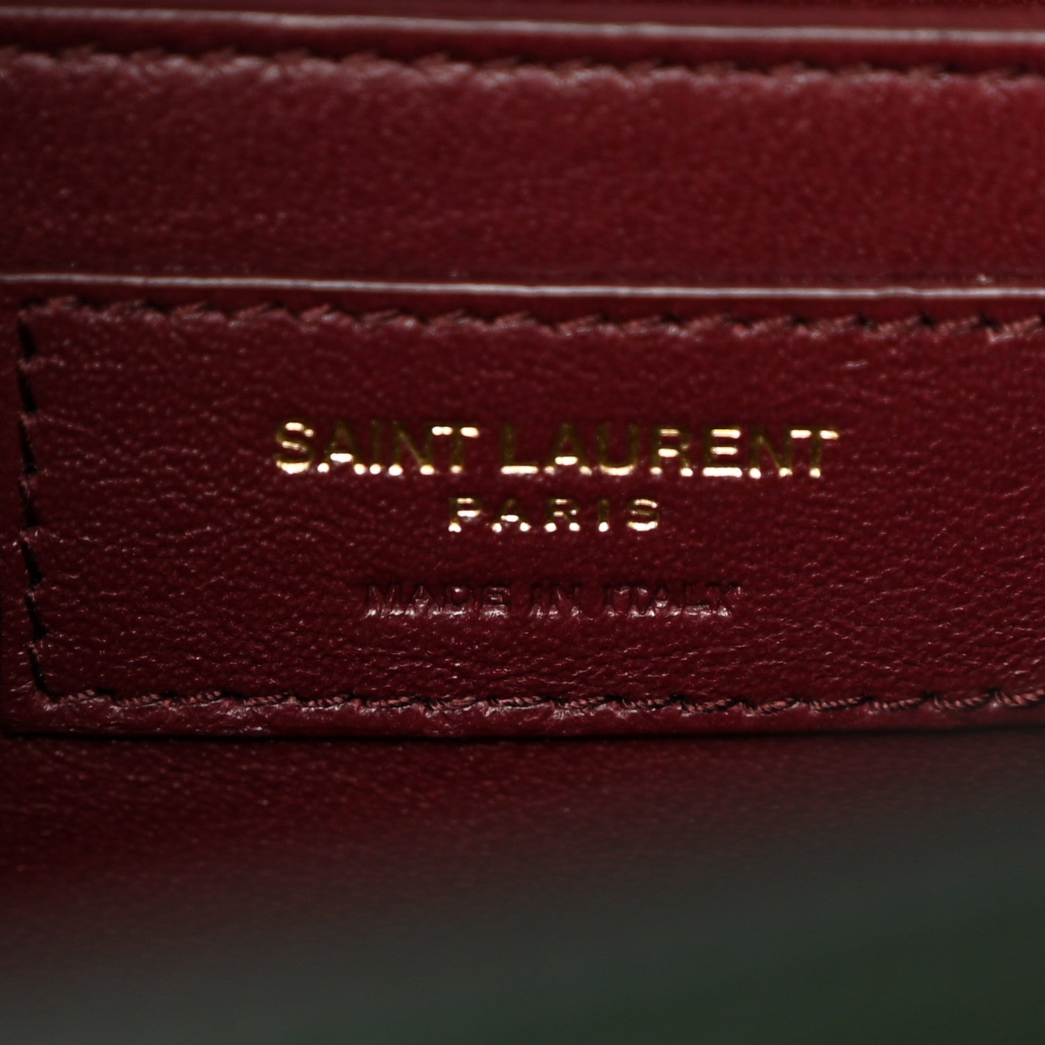 Saint Laurent Grain de Poudre Medium Classic Monogram Cassandra Top Handle Dark Green 6 of 11