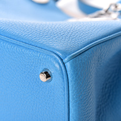 Christian Dior Bullcalf Medium Diorissimo Tote Bleu Nosy 13 of 18
