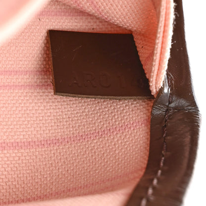 Louis Vuitton Damier Ebene Neo Neverfull MM Rose Ballerine 10 of 15
