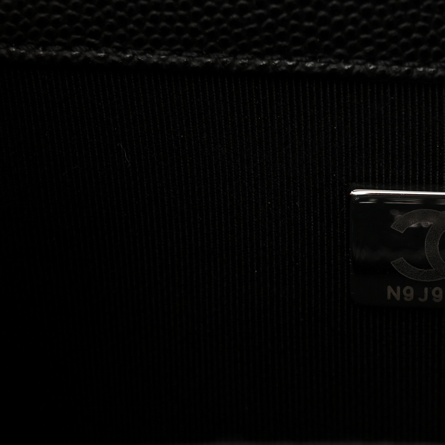Chanel Caviar Quilted Medium Boy Flap Black 7 of 11