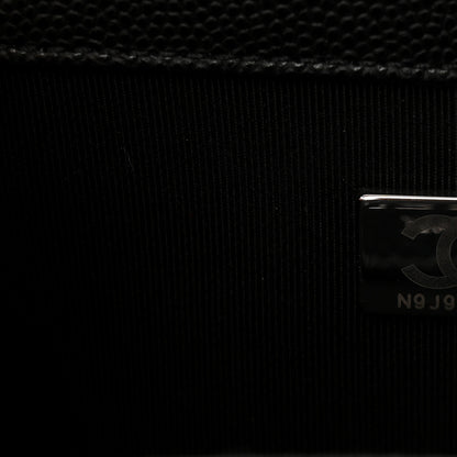 Chanel Caviar Quilted Medium Boy Flap Black 7 of 11