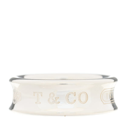 Tiffany Sterling Silver 1837 Band Ring 51 5.75 1 of 8