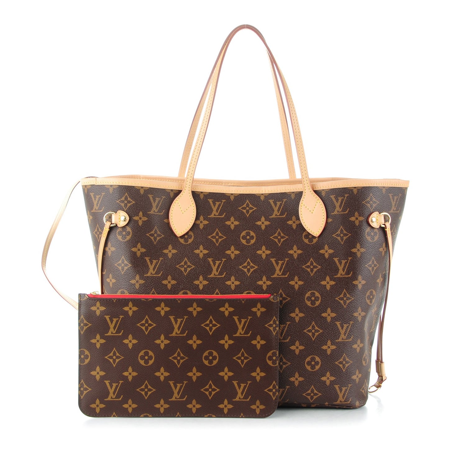 Monogram Neo Neverfull MM Cherry