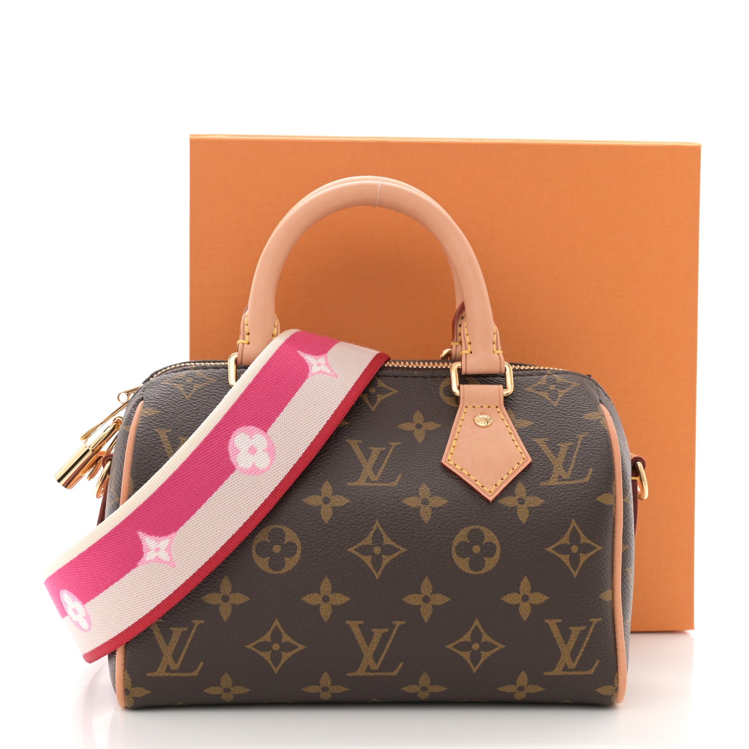 Louis Vuitton Monogram Speedy Bandouliere 20 Fuchsia 10 of 10