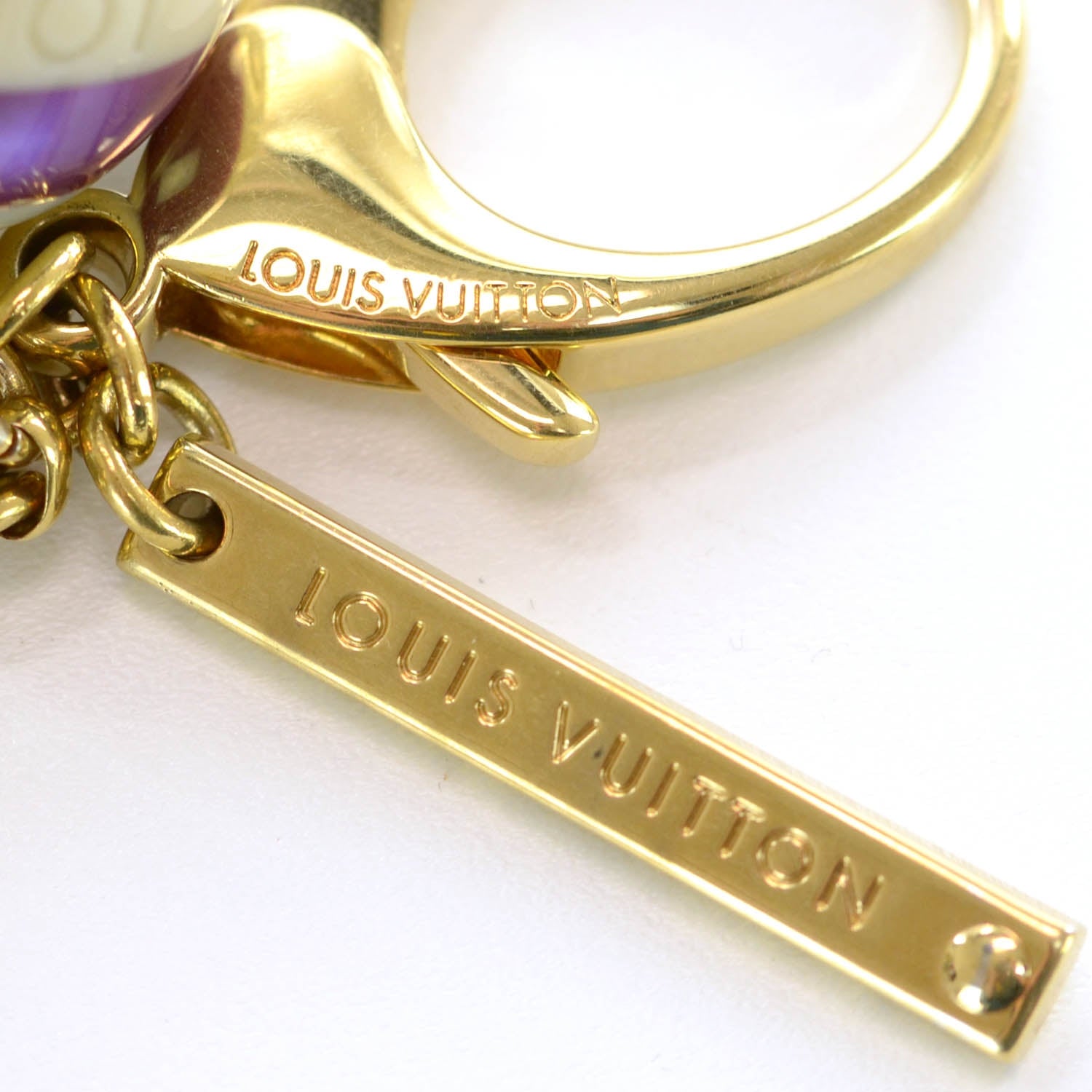 Louis Vuitton Mini Lin Bag Charm 3 of 4