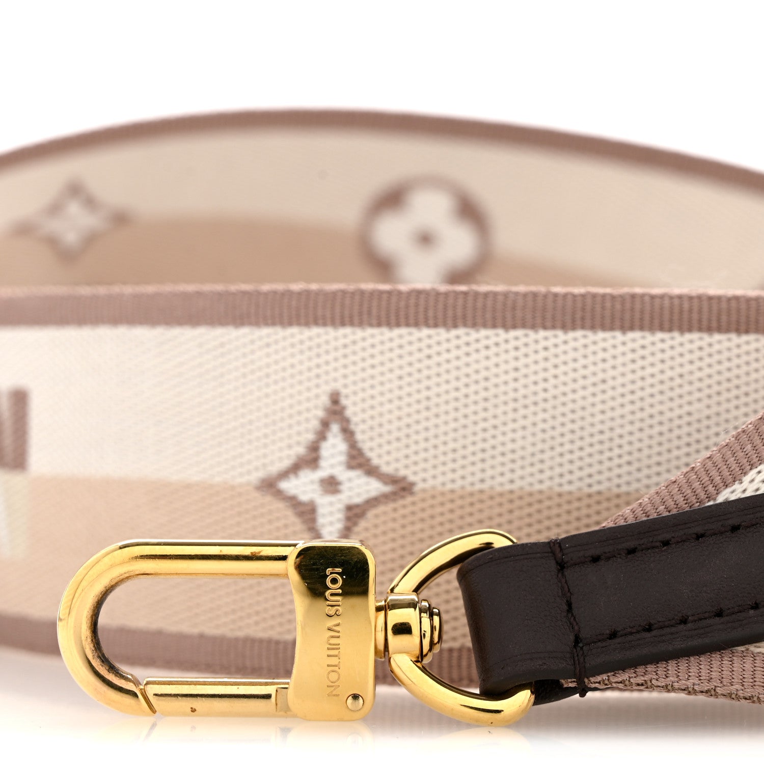 Louis Vuitton Jacquard Speedy Bandouliere 20 Shoulder Strap Beige Brown 5 of 5