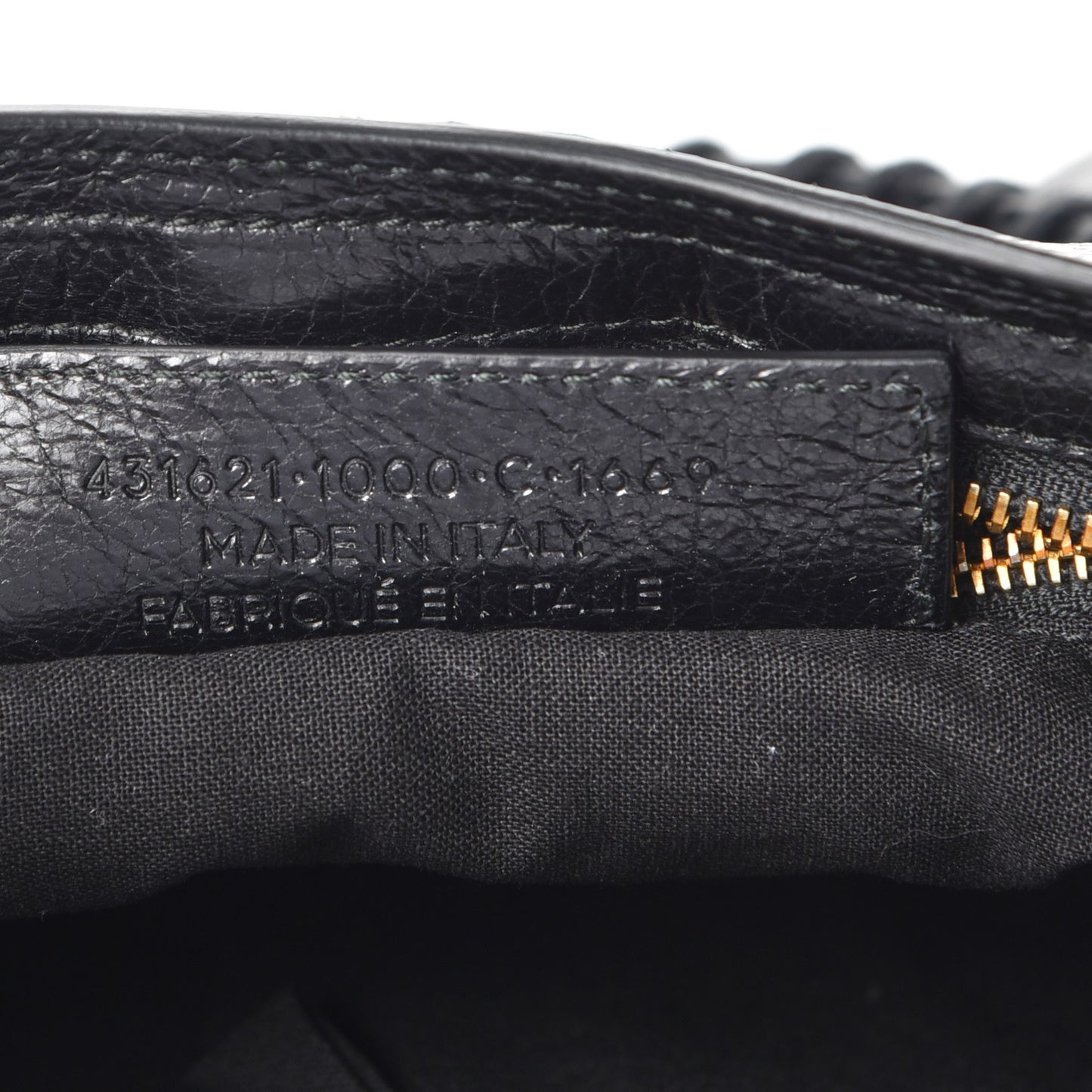 Agneau Classic Gold Hardware S City Black