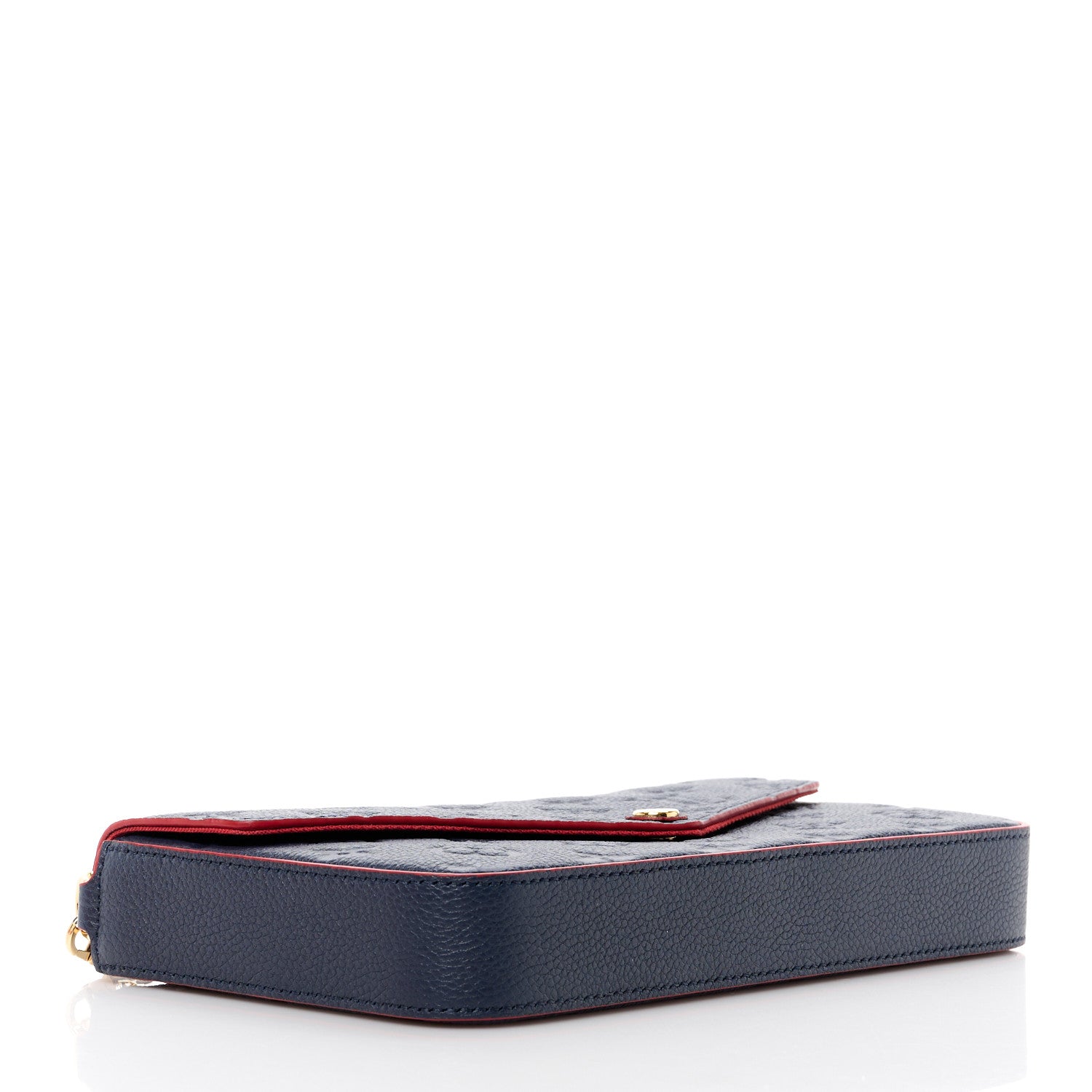 Louis Vuitton Empreinte Pochette Felicie Chain Wallet Marine Rouge 5 of 16