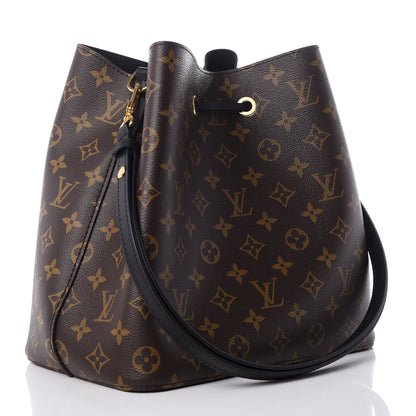 Louis Vuitton Monogram Neonoe MM Black 2 of 7