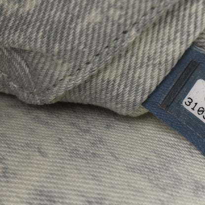 Chanel Denim Embossed CC Logo Print Jumbo Single Flap Blue 9 of 10