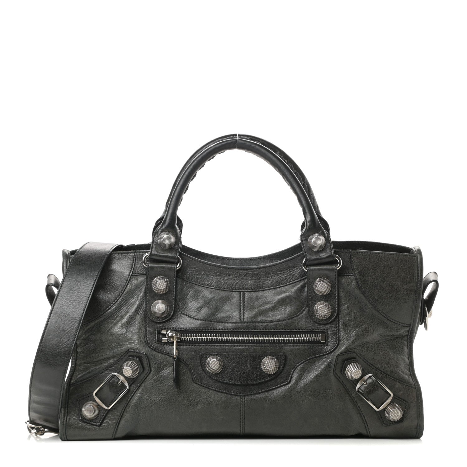 Balenciaga Agneau Giant 21 Silver Hardware Part Time Black 1 of 12