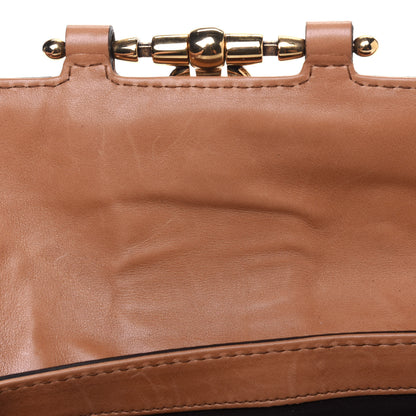 Gucci Calfskin Snaffle Bit Evening Bag Brown 8 of 19