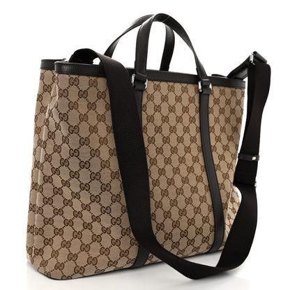 Gucci GG Monogram Large Joy Tote Bag Dark Brown 3 of 10