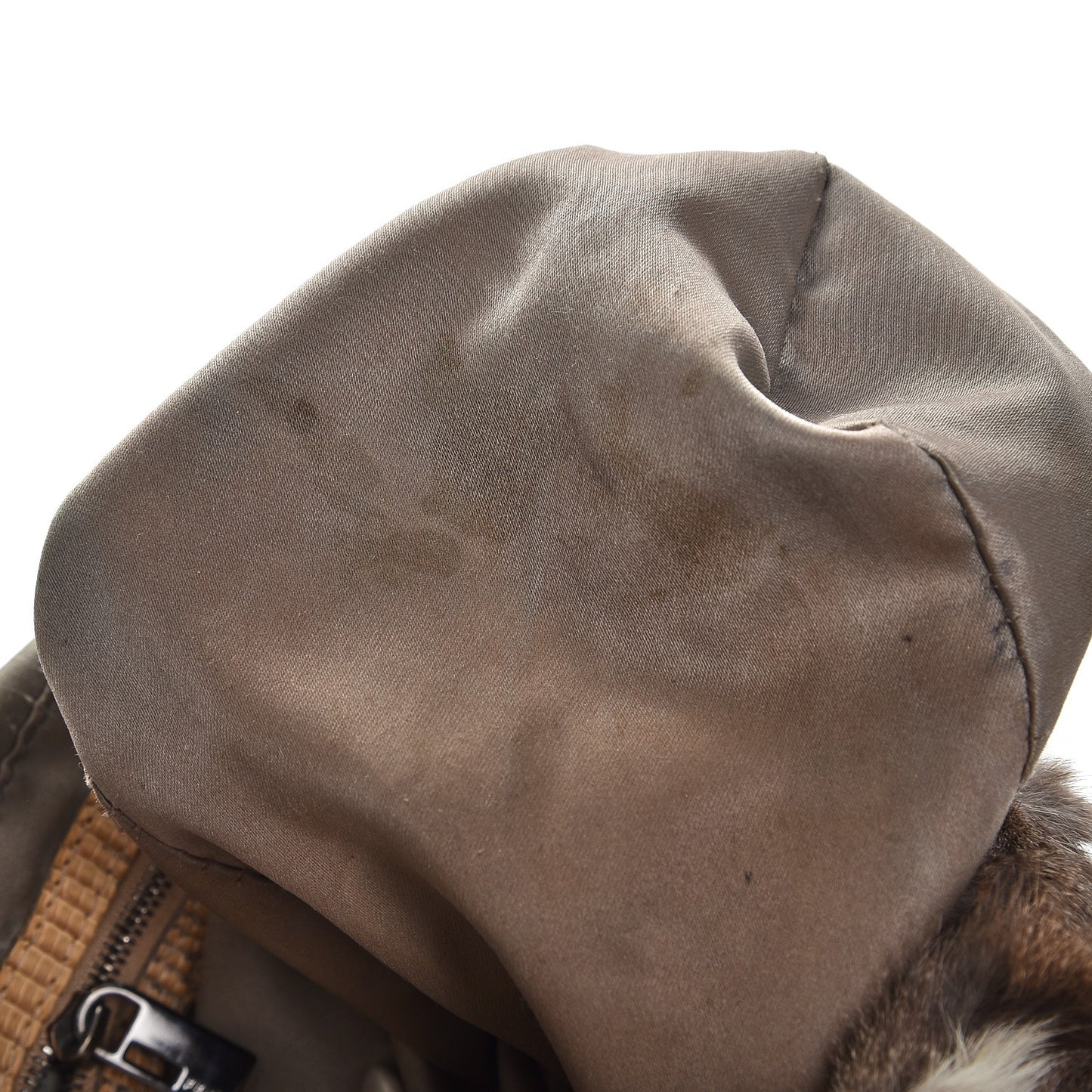 Rabbit Fur Mama Baguette Bag