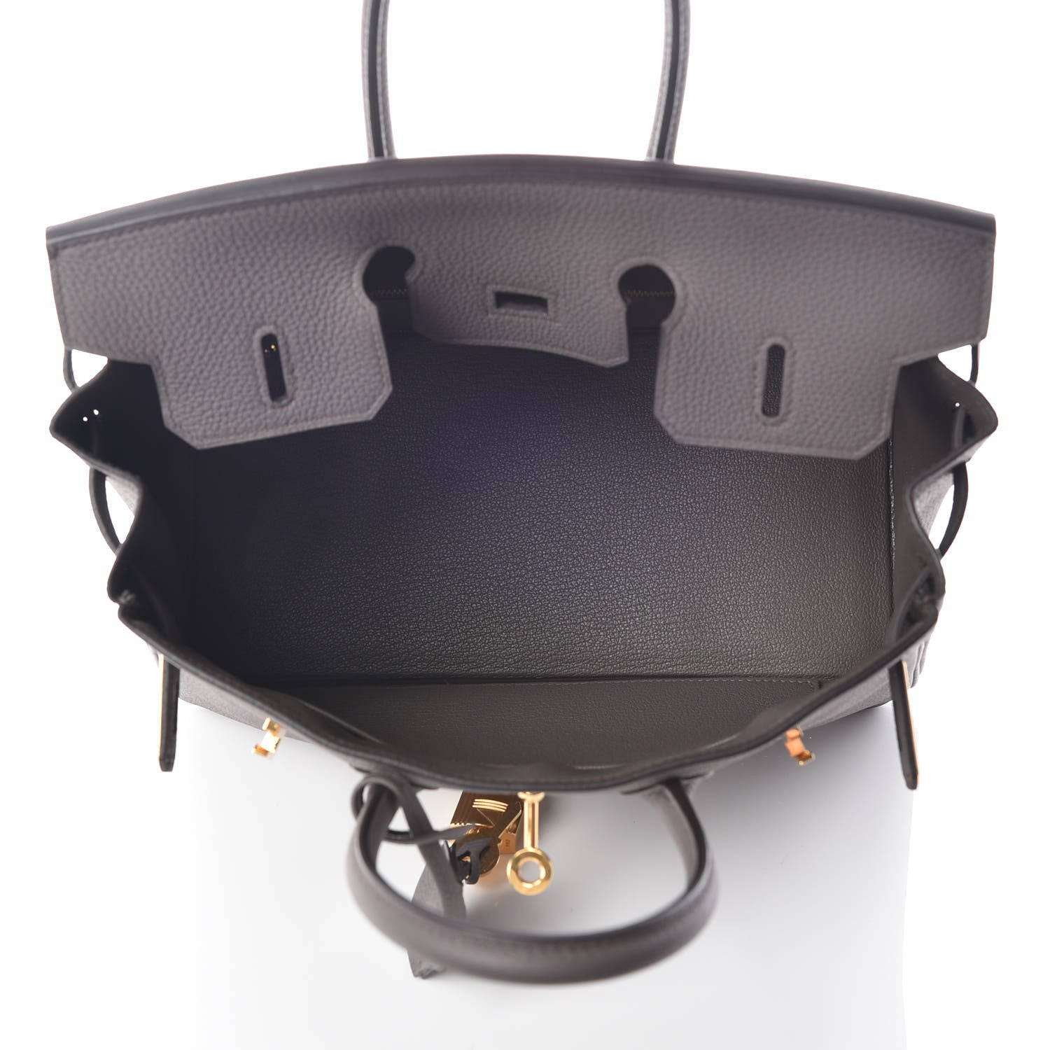 Hermes Togo Birkin 25 Etain 7 of 31