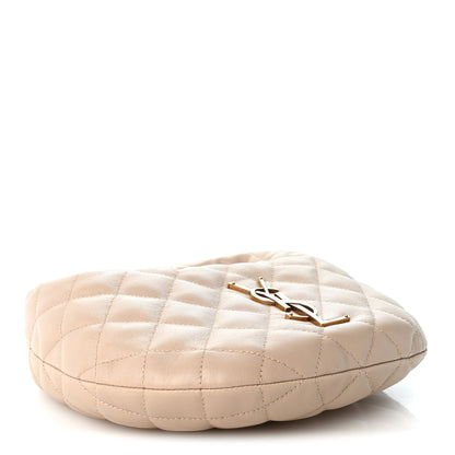 Saint Laurent Lambskin Quilted Icarino Bag Dark Beige 4 of 9