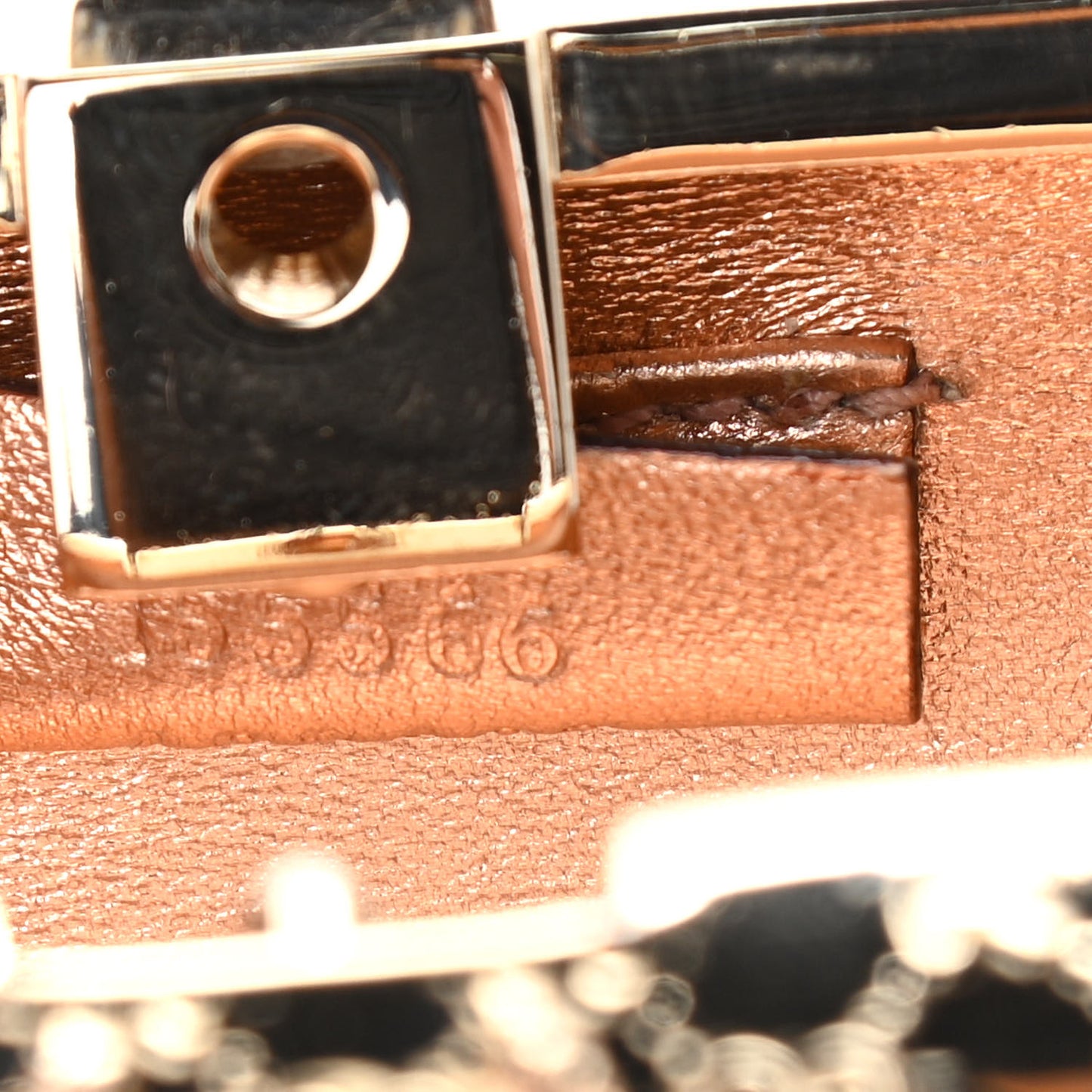 Metal Guccissima Dragonfly Minaudiere Clutch Gold
